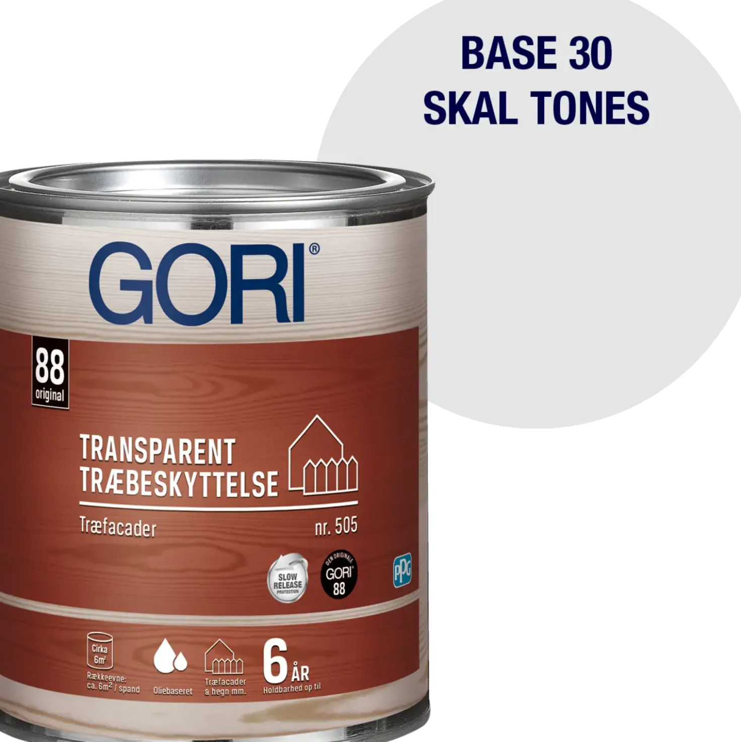 GORI 505 transparent træbeskyttelse base 30 0,75 L