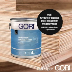 GORI 502 transparent træbeskyttelse teak 5 L