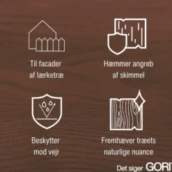 GORI 109 transparent træolie lærketræ 5 L