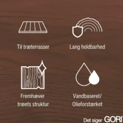 Gori 306 transparent træolie træterrasse farveløs 5 L