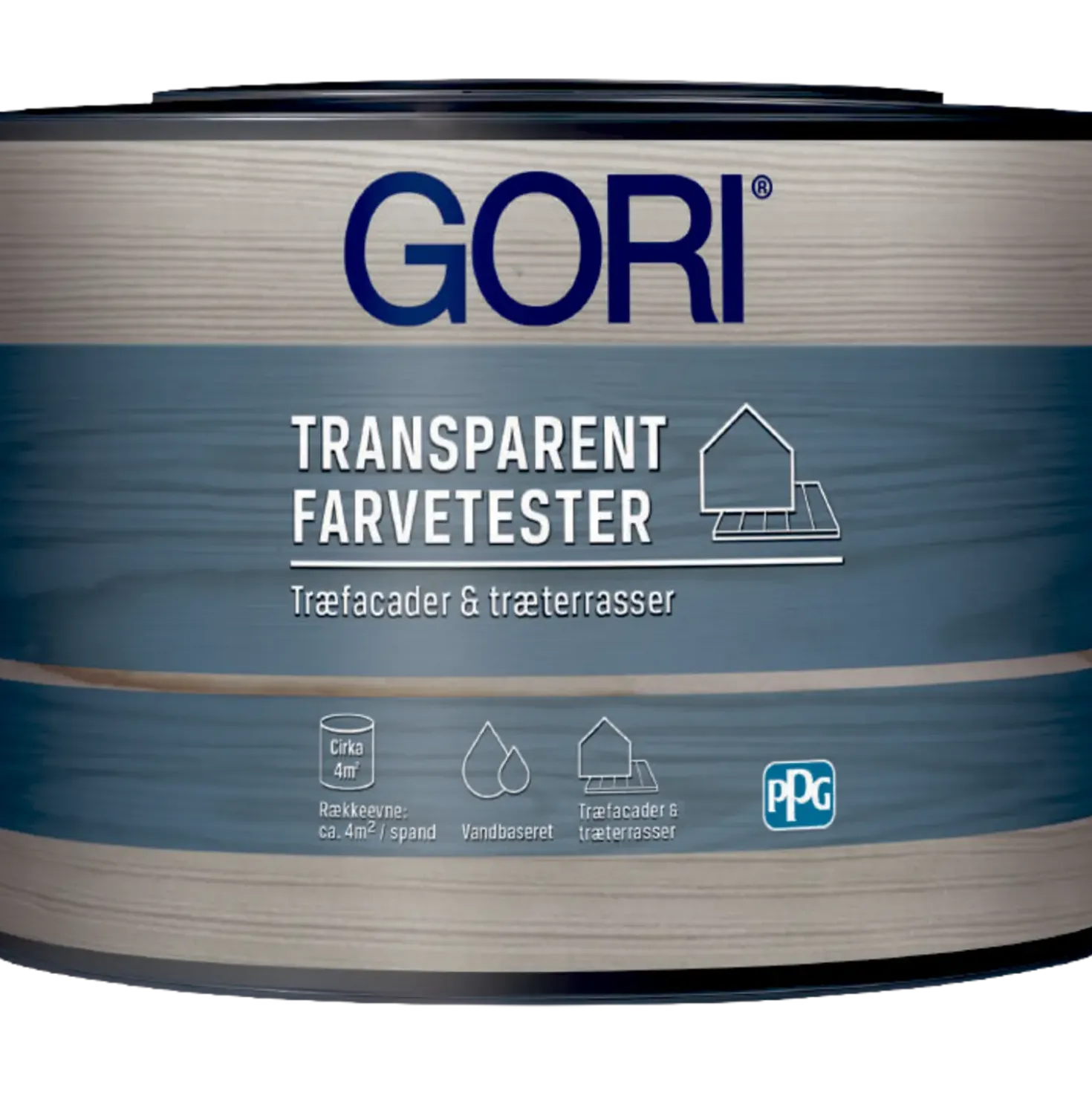 GORI udendørs transparent farveprøve 0,38 L