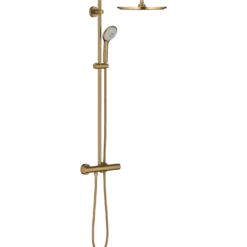 Grohe Euphoria brusesæt m/termostat børstet guld