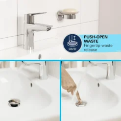 Grohe start håndvaskearmatur size S mat sort