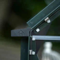 Halls ICON Planthouse 8 9.7m² sort m/3 mm hærdet glas og fundament