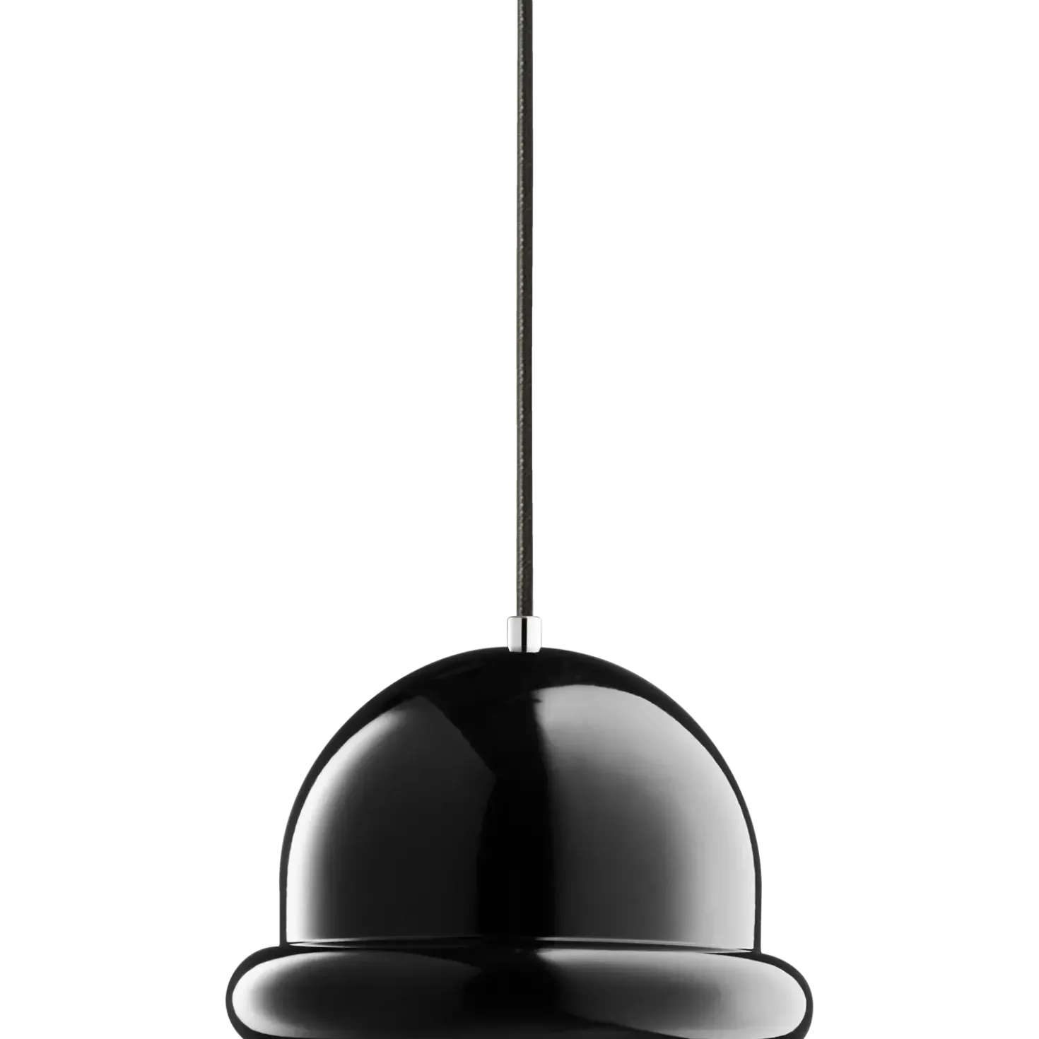 Hattrick "bowler"pendel sort Ø23 cm E27