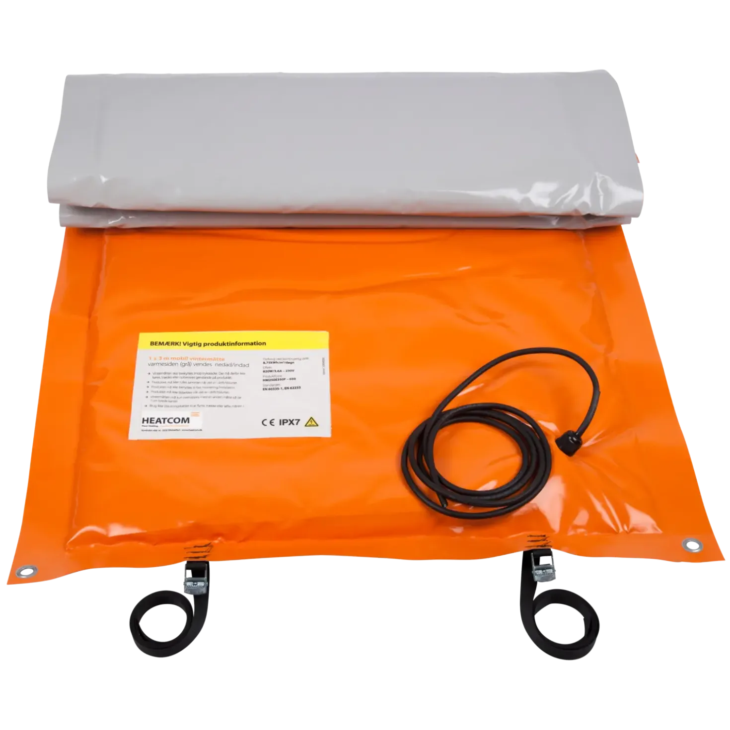 Heatcom Premium varmemåtte 1x3 m DK-stik
