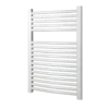 Håndklædetørrer i buet design 500x800 mm hvid