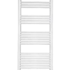 Håndklædetørrer i buet design 600x1200 mm hvid