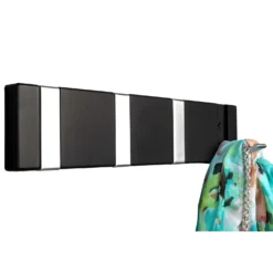 Home>it Flex knagerække m/4 knager sort