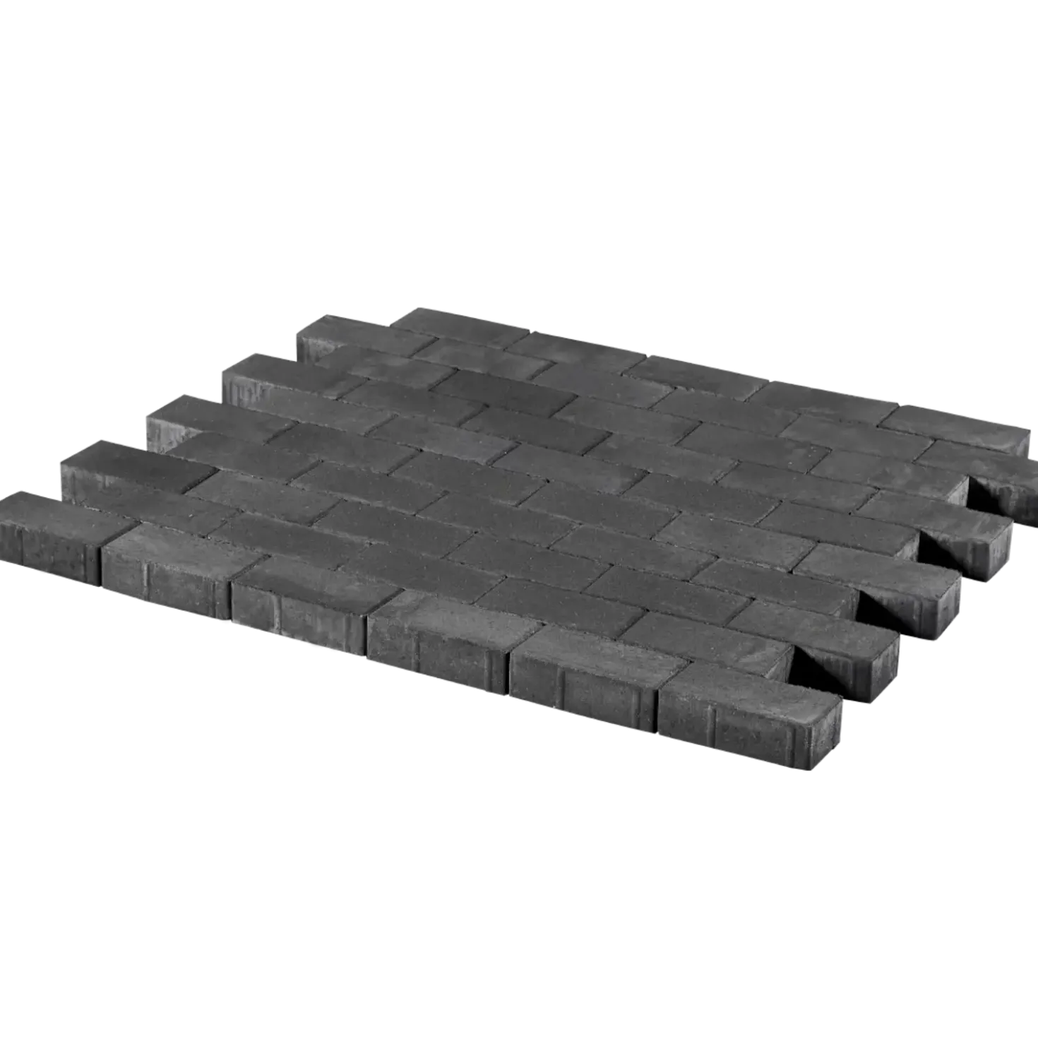 IBF Hollændersten Sort / Antracit - 10x20x6 cm