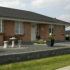 IBF Holmegaardsten kantblok m. lige kant, 14x21x14 cm, antracit