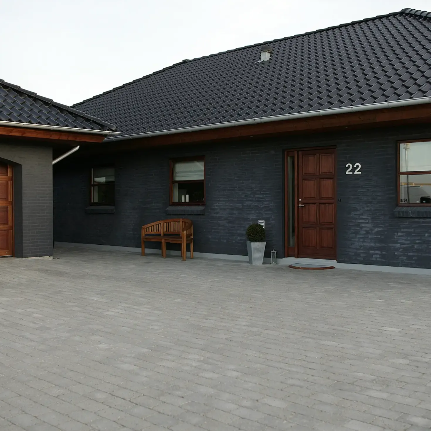 IBF Holmegaardsten®, 14x21x5 cm, grå