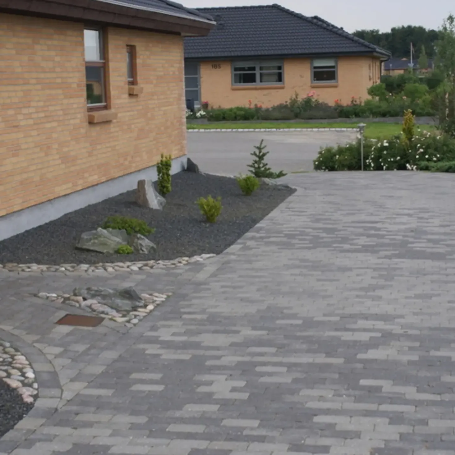 IBF Holmegaardsten®, 14x21x5 cm, gråmix