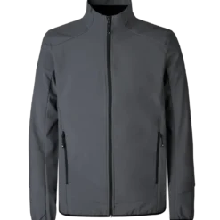 ID Core herre softshell jakke silver grey str. L