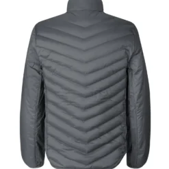 ID 0896 herre padded jakke stretch silver grey str. S