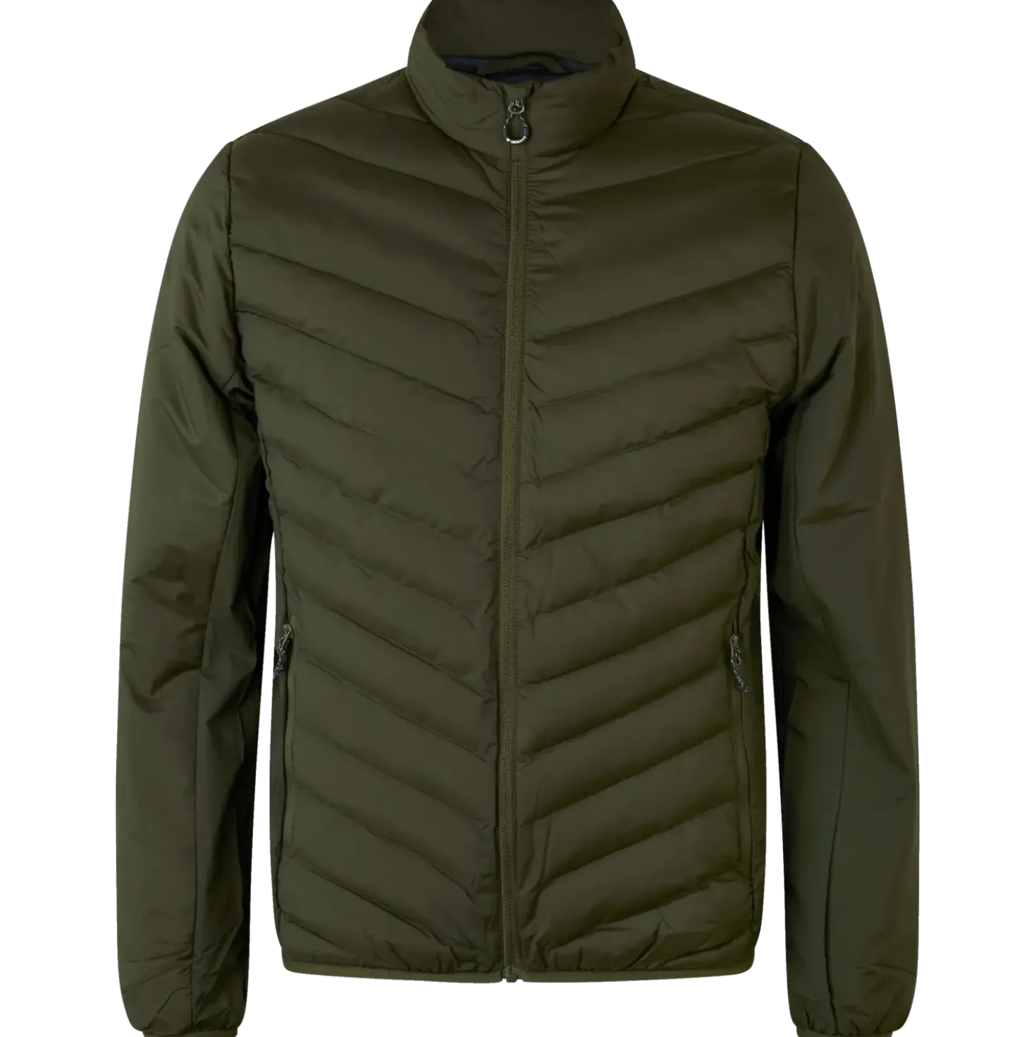 ID herre padded jakke stretch oliven str. M