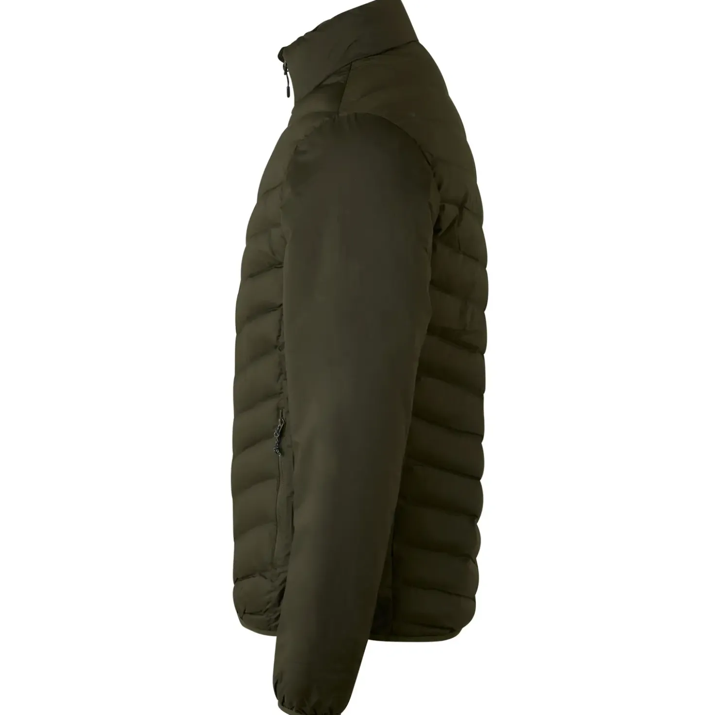 ID herre padded jakke stretch oliven str. M