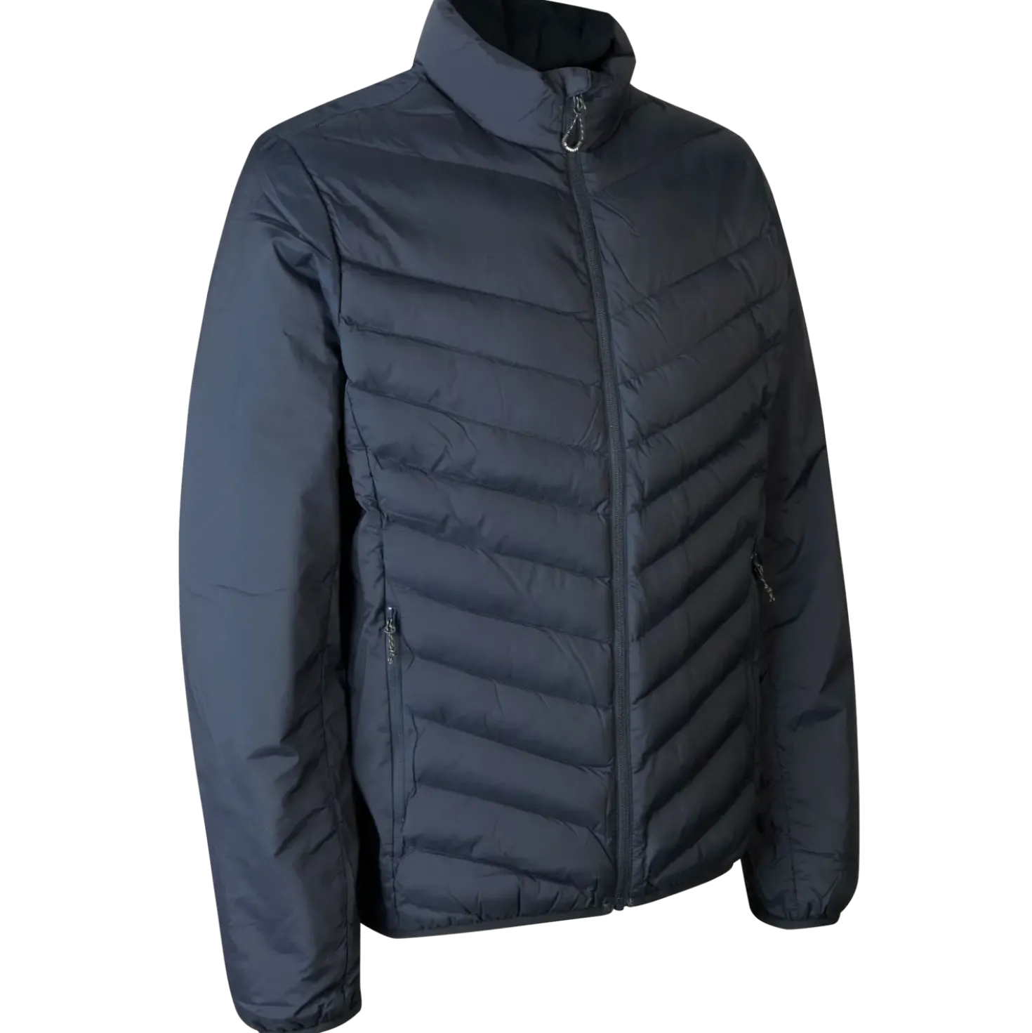 ID herre padded jakke stretch navy str. L