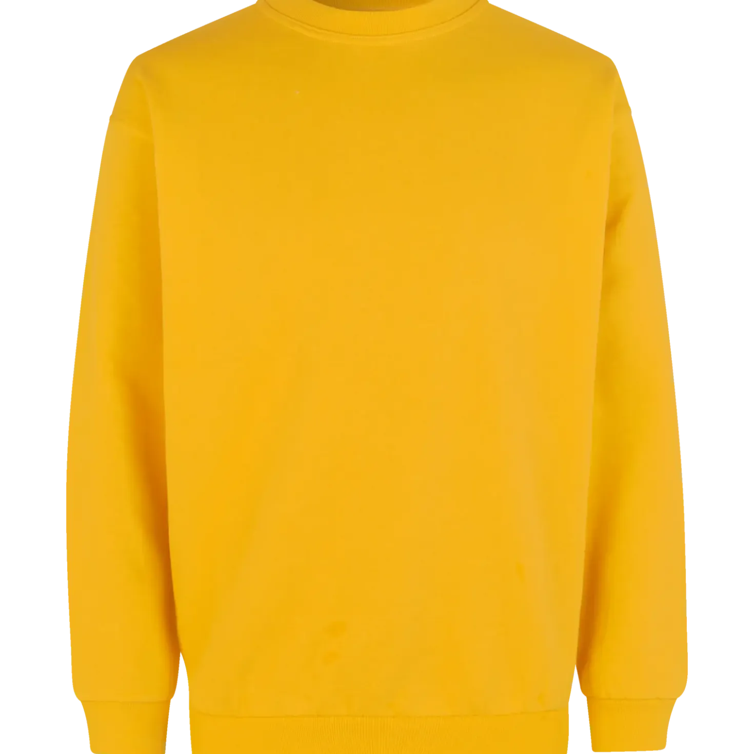 ID klassisk herre sweatshirt gul str. XL