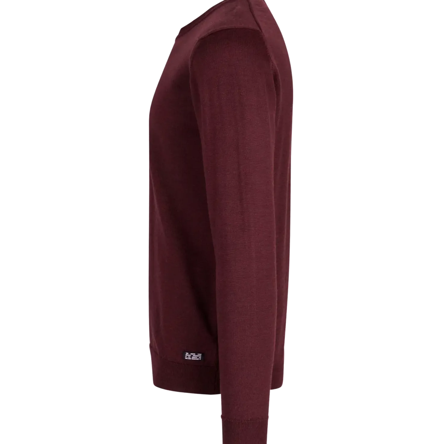 ID Pullover herre bordeaux melange str. M