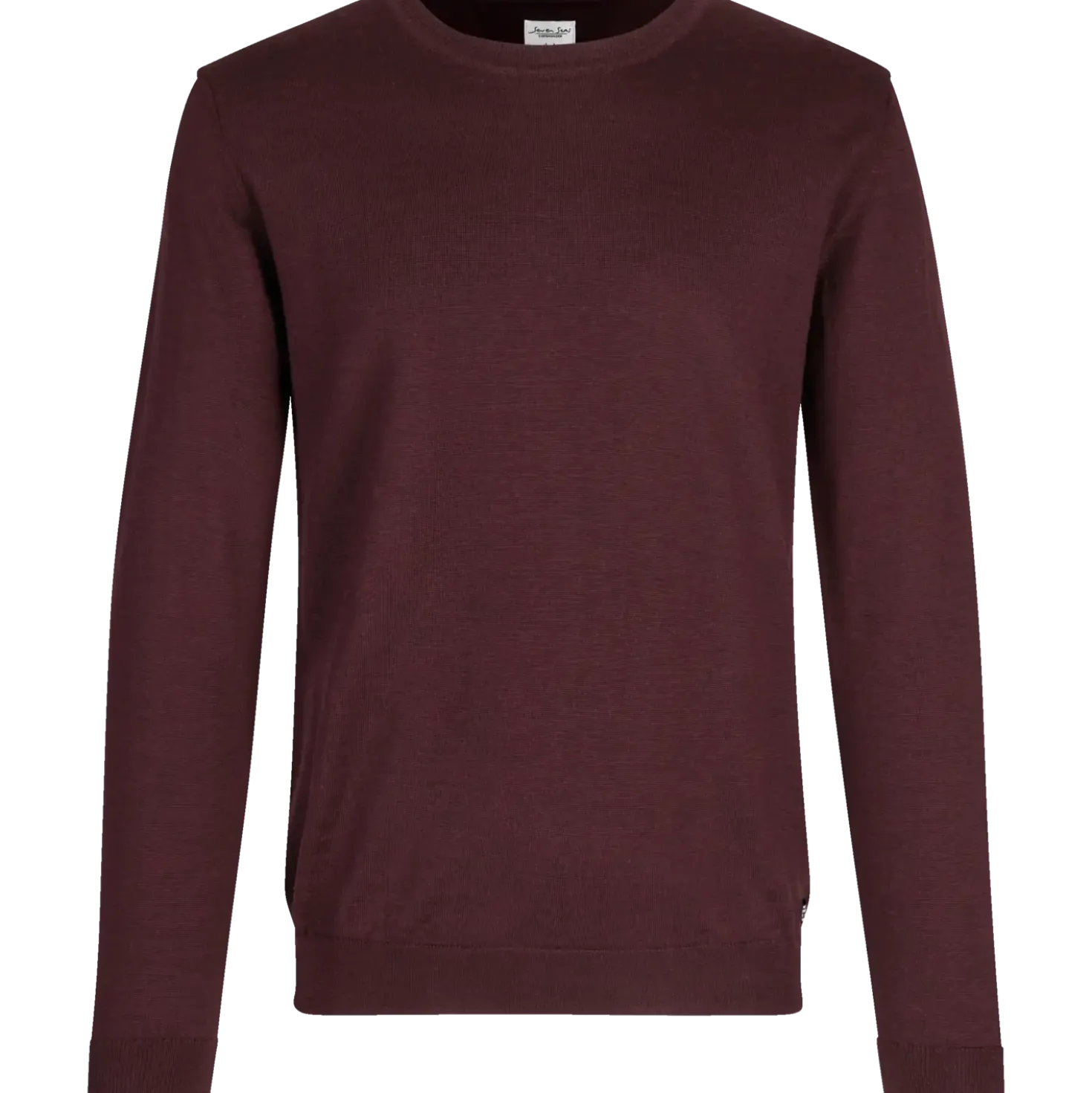 ID Pullover herre bordeaux melange str. M