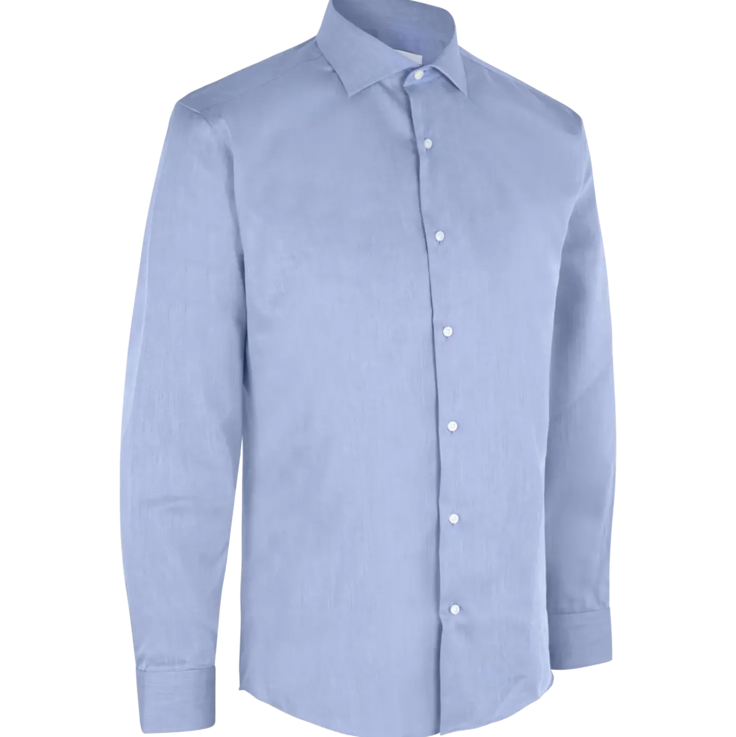ID Seven Seas Fine Twill modern fit skjorte herre lys blå str. M