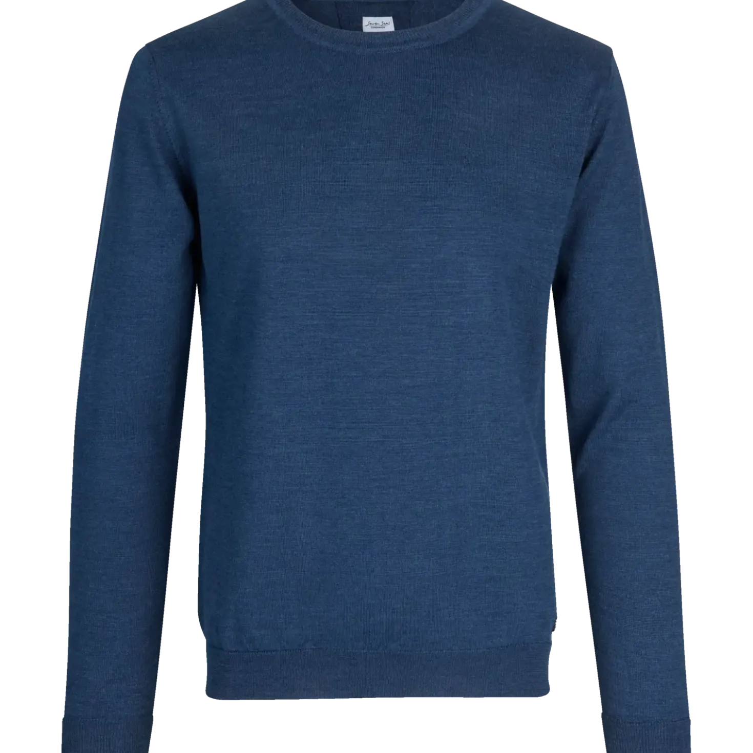 ID S650 Pullover herre blå melange str. M