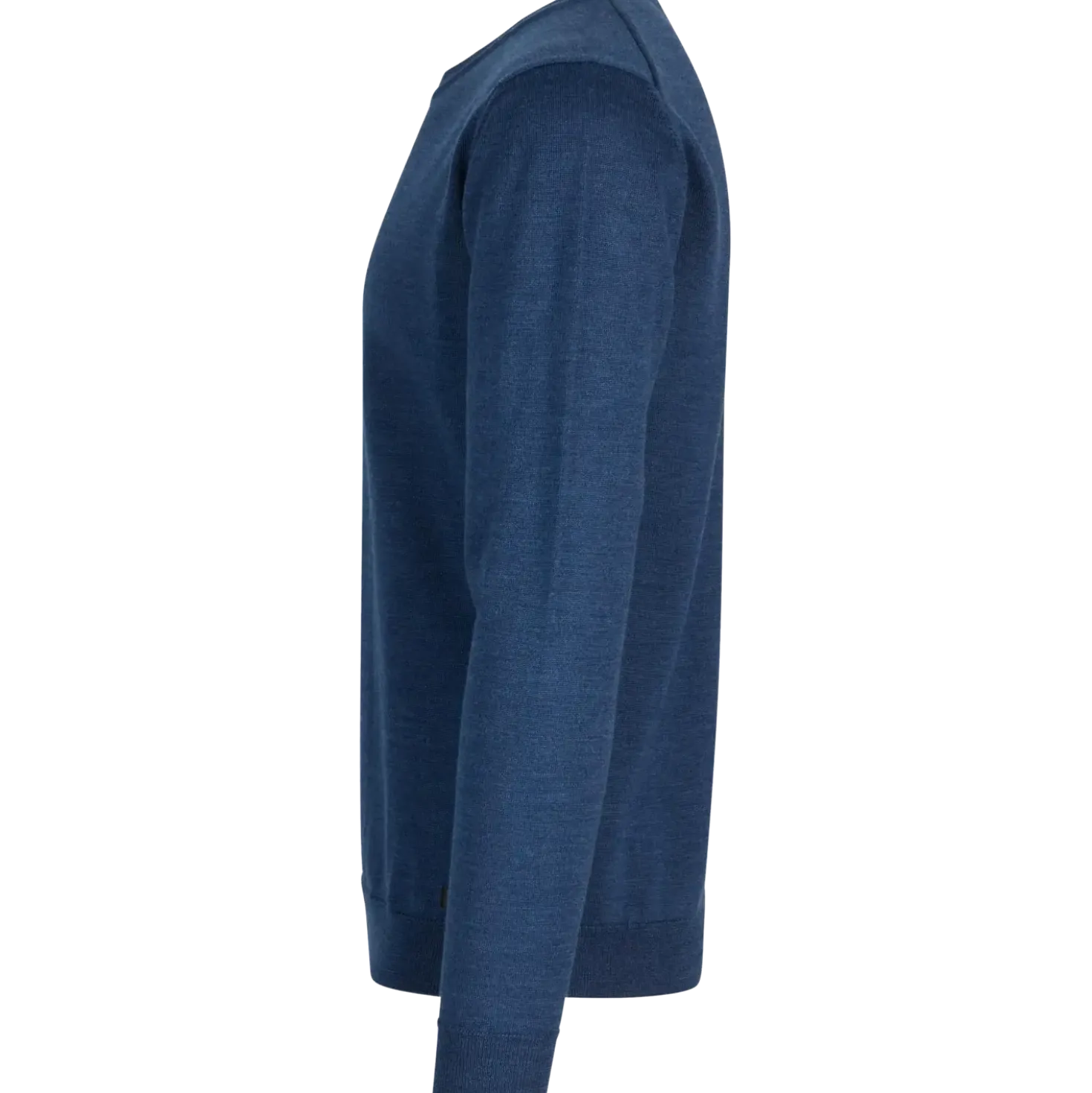 ID S650 Pullover herre blå melange str. M