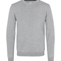 ID S650 Pullover herre lys grå melange str. L
