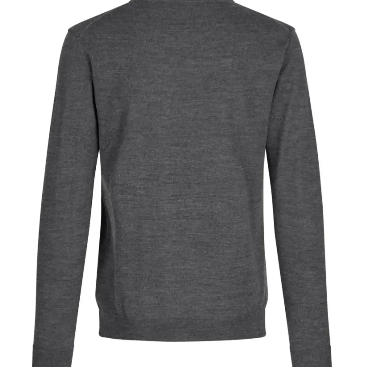 ID S650 Pullover herre mørk grå melange str. M