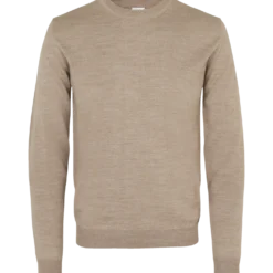 ID S650 Pullover herre sand melange str. XL