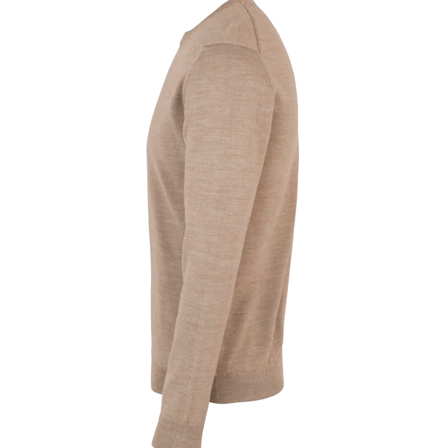 ID S650 Pullover herre sand melange str. XL