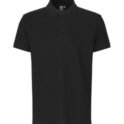 ID 0525 Stretch poloshirt sort str. L