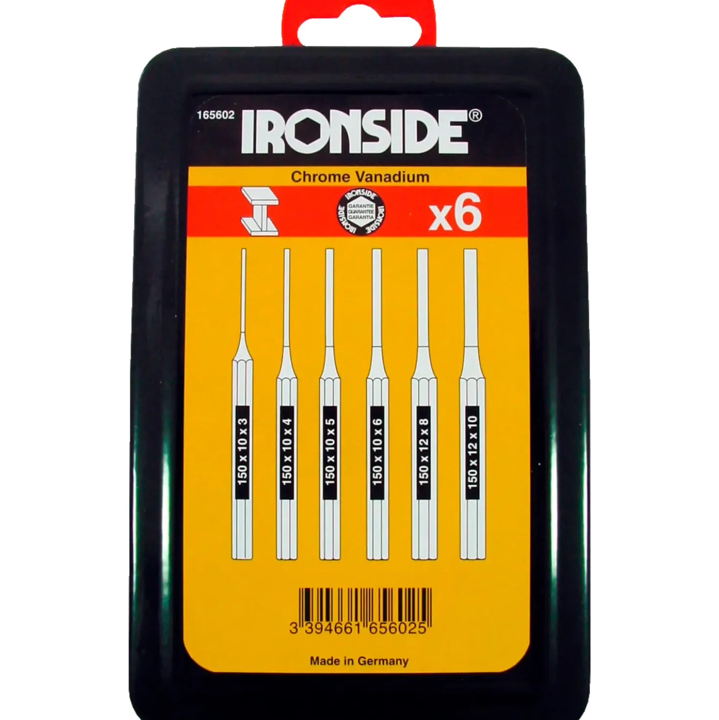 Ironside splituddriver sæt 6 dele Ø3-10mm