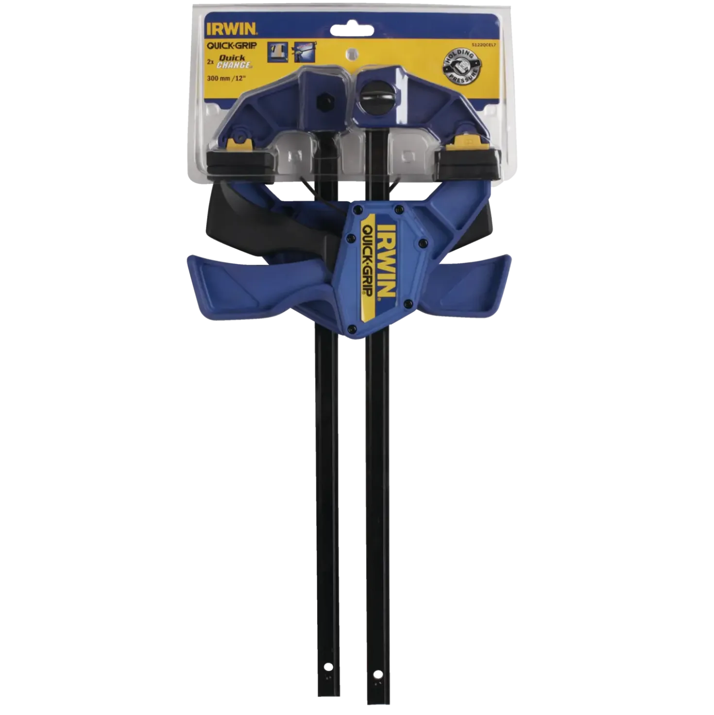 Irwin Quick-Grip Quick-Change enhåndstvinge 12"/300 mm 2-pak