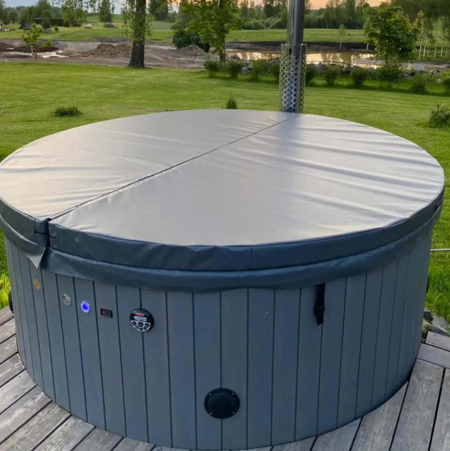 Isoleret cover til THOR vildmarksbad, Ø200 cm
