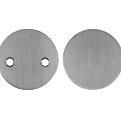 Jasa blindskilt CC30 2x Ø50 2mm massiv rustfrit 304 stål