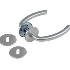 Jasa Coupe dørgreb m/nøgleskilt CC 30/38 mm børstet