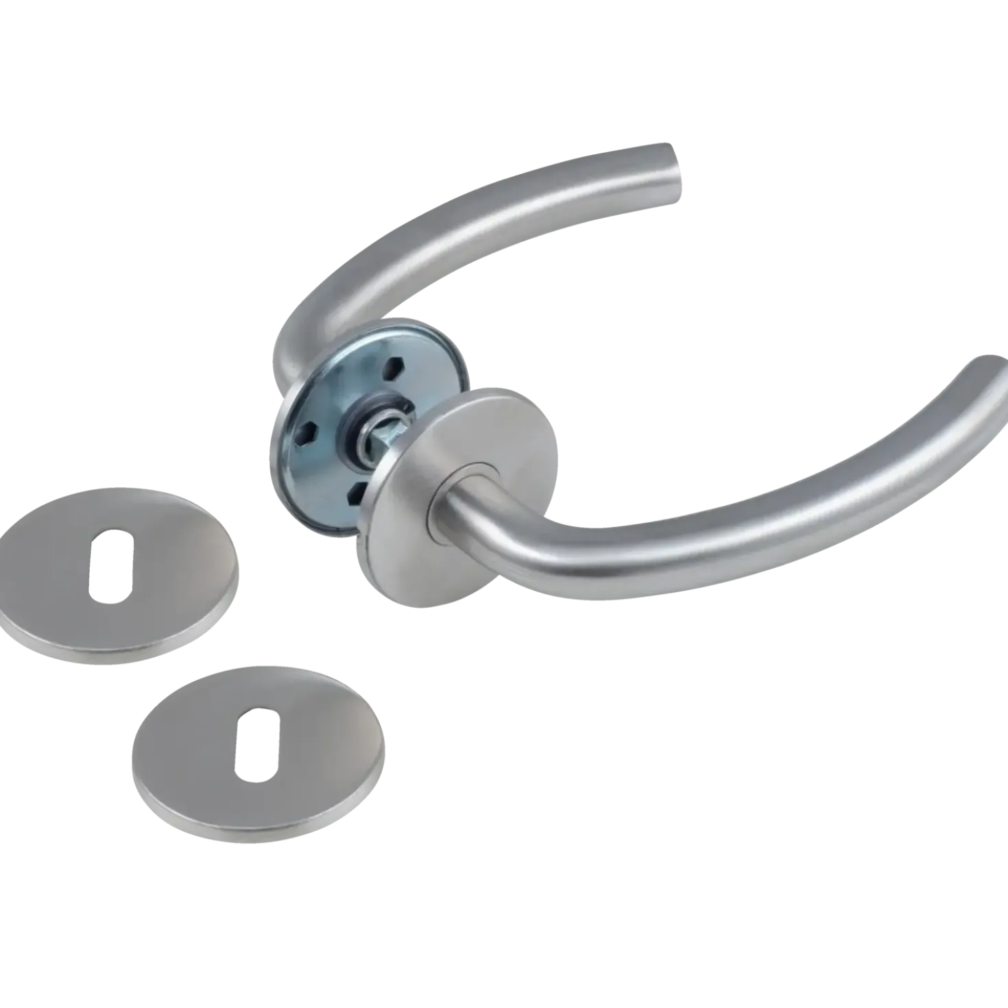 Jasa Coupe dørgreb m/nøgleskilt CC 30/38 mm børstet