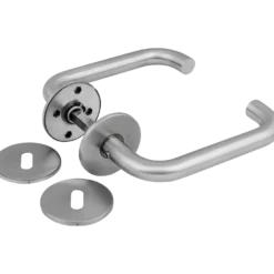 Jasa dørgreb U-form 19 mm click rustfrit stål