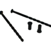 Jasa knækskrue M4x75 mm mat sort