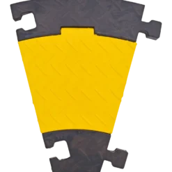 Kabelbro vinkel 4 kanaler WKB4V sort/gul