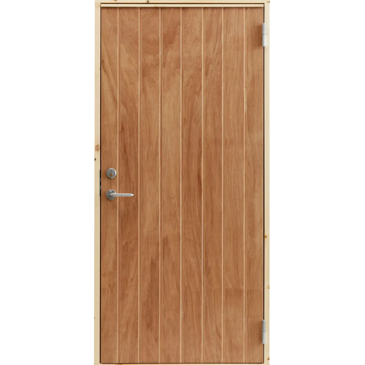 Kilsgaard udhusdør fyrretræ u/glas 92x948x2050 mm højrehængt
