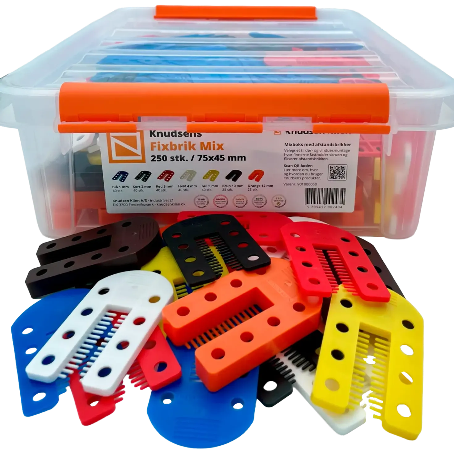 Knudsen kilen fixbrik mix i plastboks