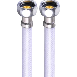 Kombi flex toiletslange 1/2"x1/2"x30 cm hvid