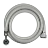 Kombi flex vaskemaskine slange 3/4"x3/4"x300 cm hvid