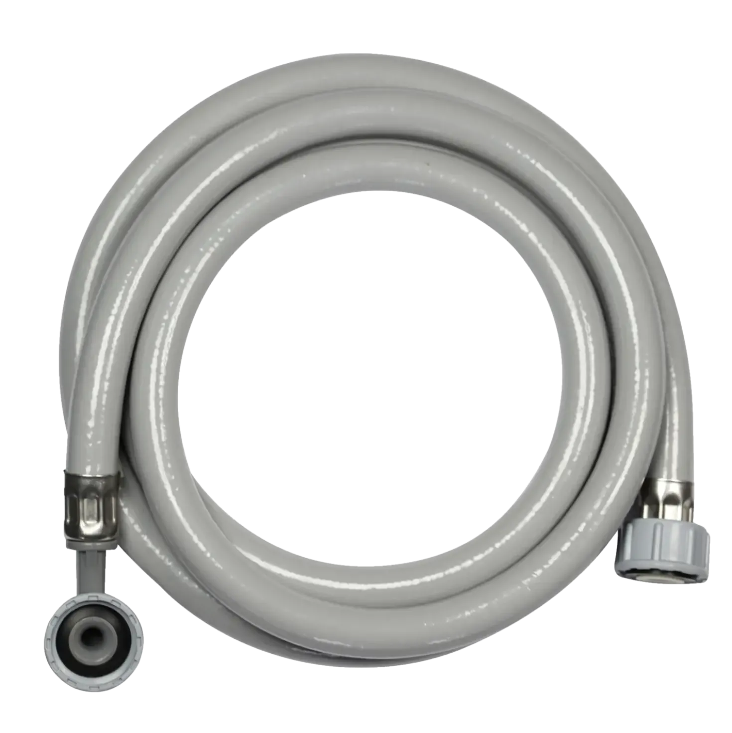 Kombi flex vaskemaskine slange 3/4"x3/4"x300 cm hvid