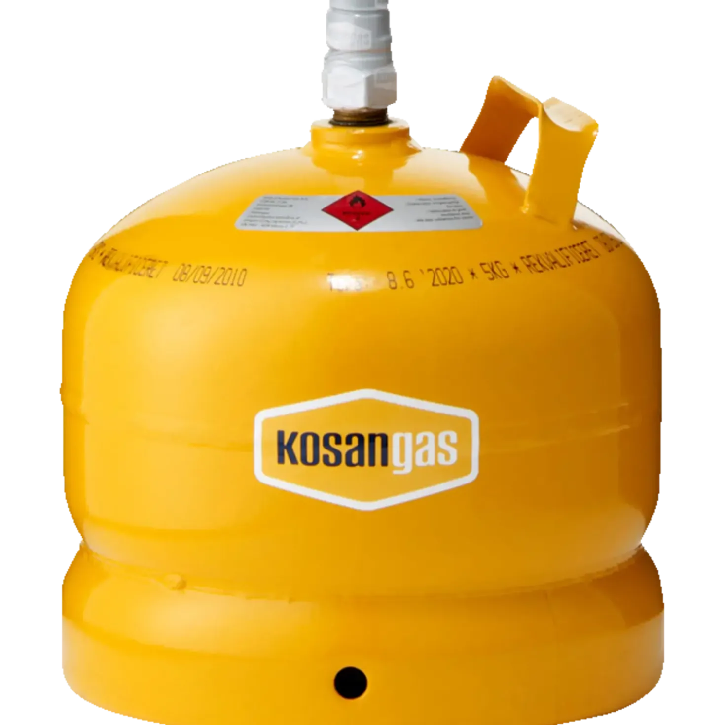 Kosangas 5 kg metalflaske inkl. gas
