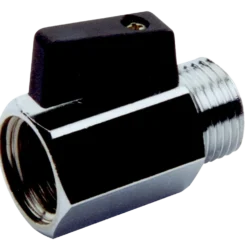 Kuglehane 1/2" m/greb krom