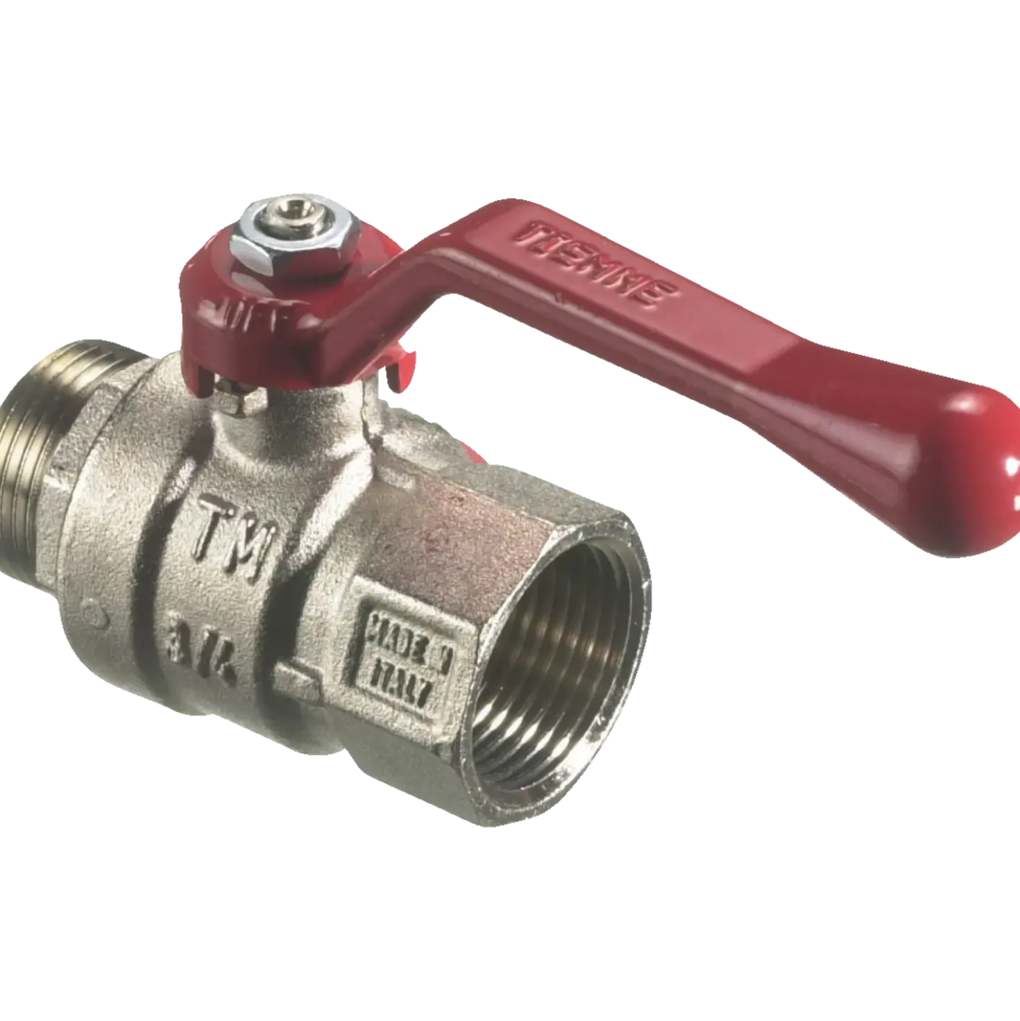 Kuglehane m/langt greb muffe/nippel 1/2"
